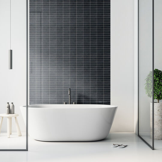 selbstklebende Wandfliese Premium Stacked Tiles anthracite small image number null
